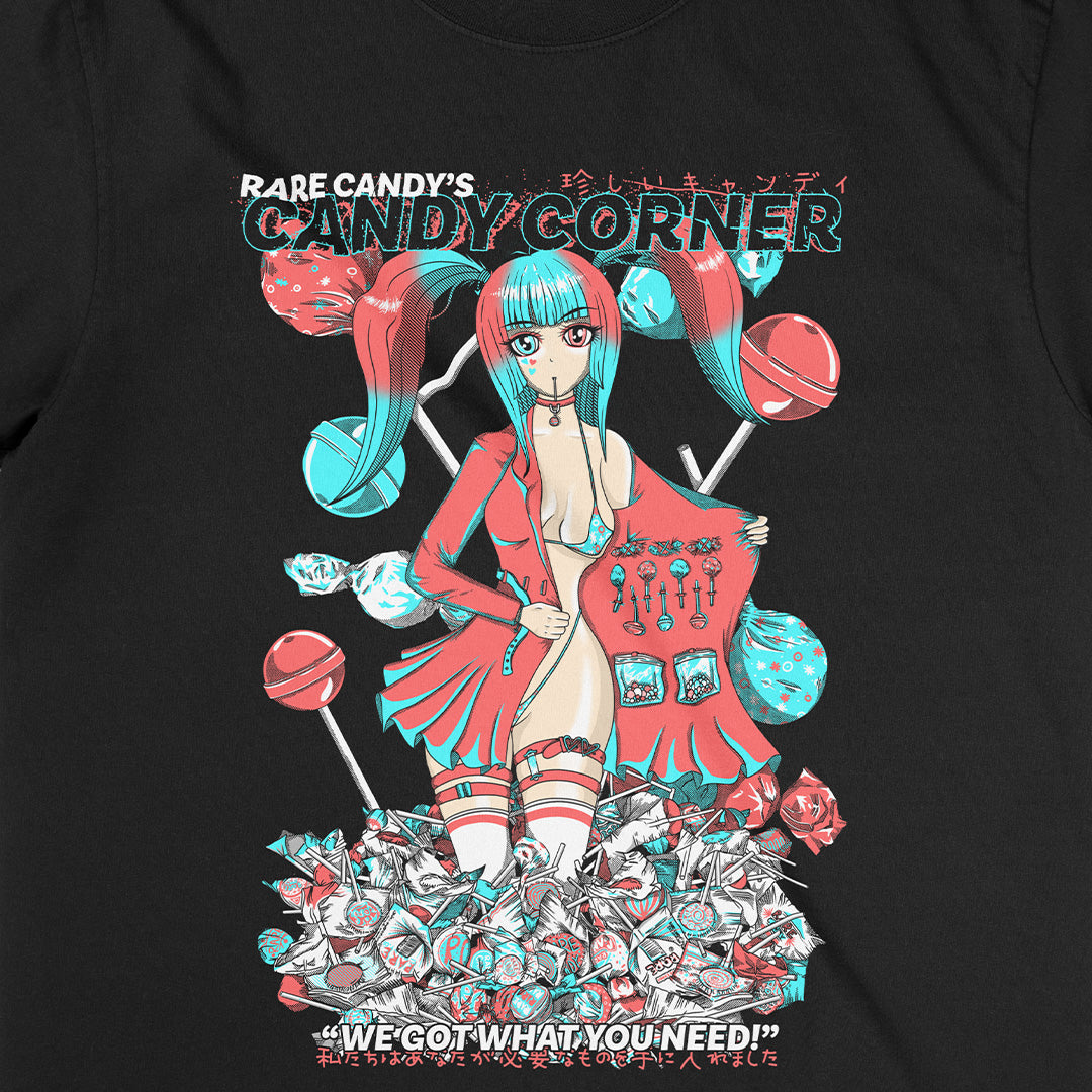 Candy Corner - Black - Tee