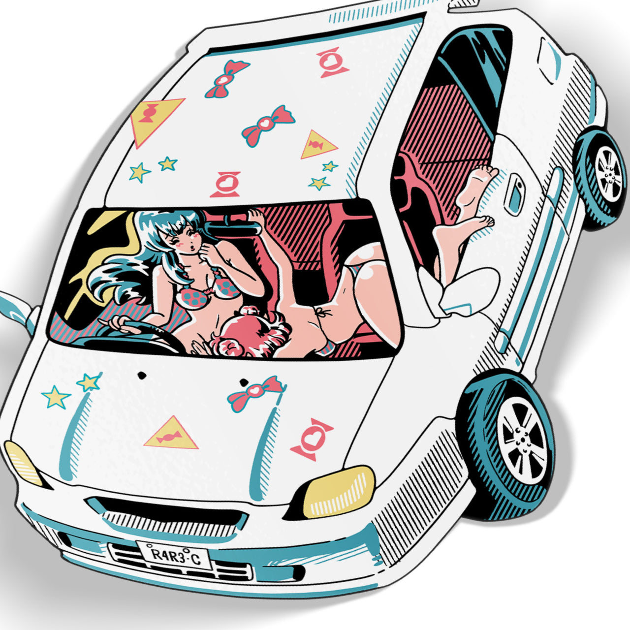 R4R3-C - Candy & Ecstasy - Vinyl Sticker