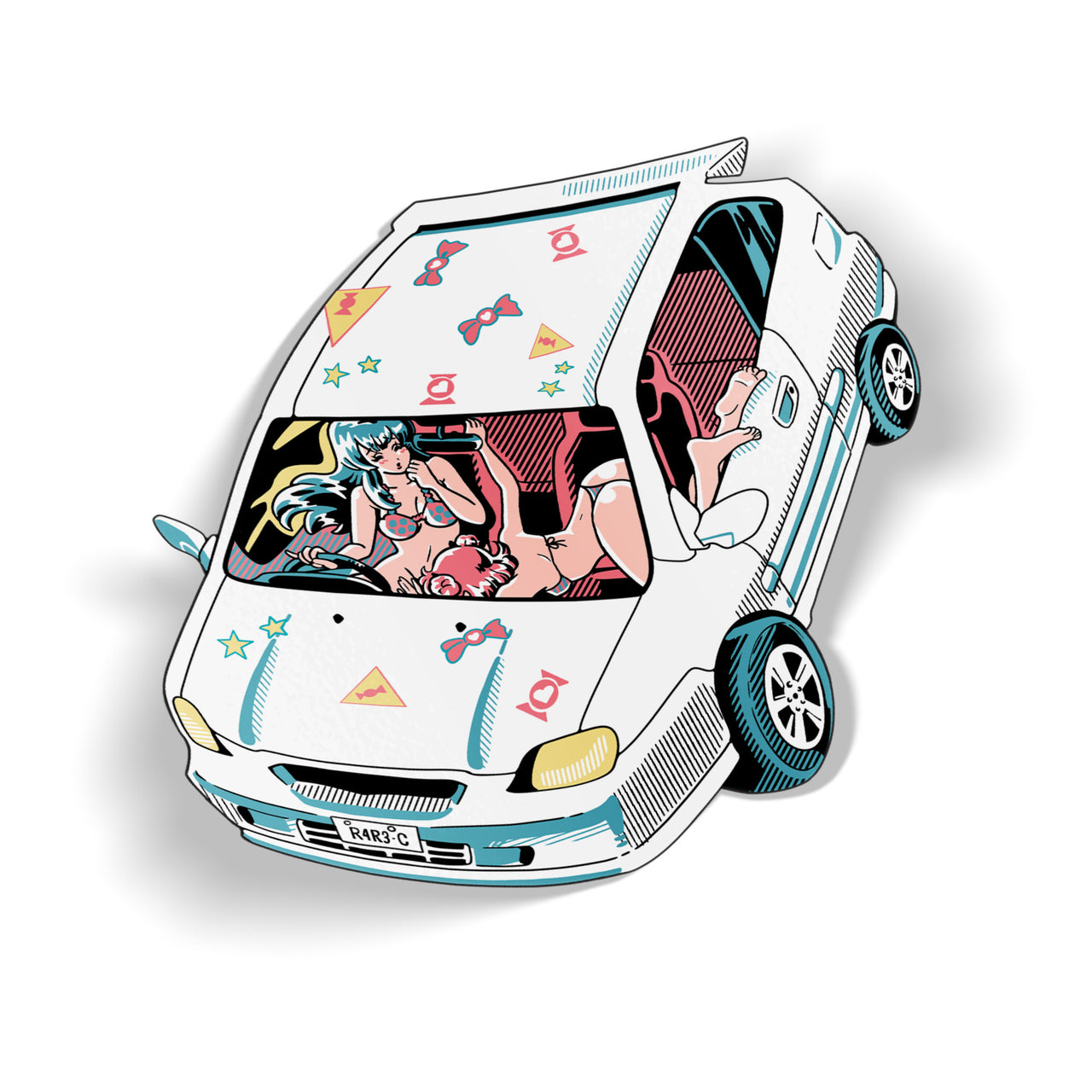R4R3-C - Candy & Ecstasy - Vinyl Sticker