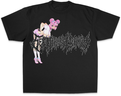 Candy Death Pinup - Black - Tee